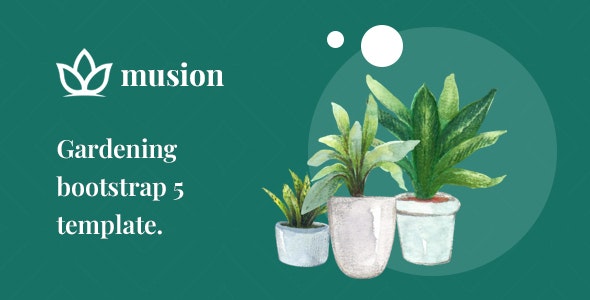 Musion – Gardening and Landscaping HTML Template
