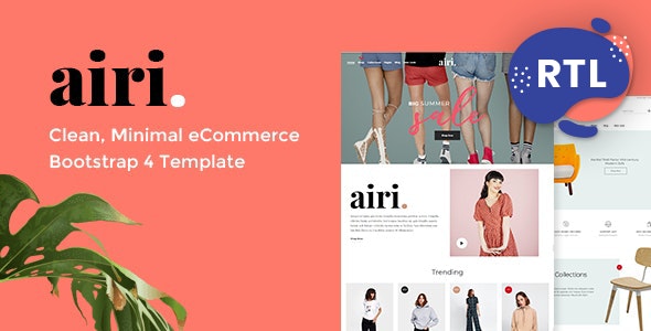 Airi - Minimal eCommerce HTML Template