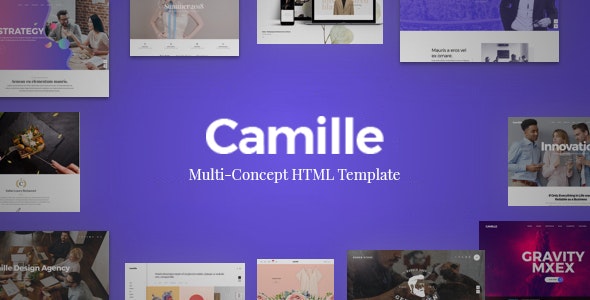 Camille - Multi-Concept HTML Template for Start-ups and Agency