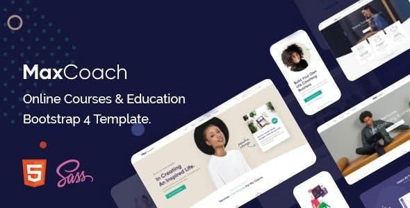 MaxCoach - Bootstrap Education Template